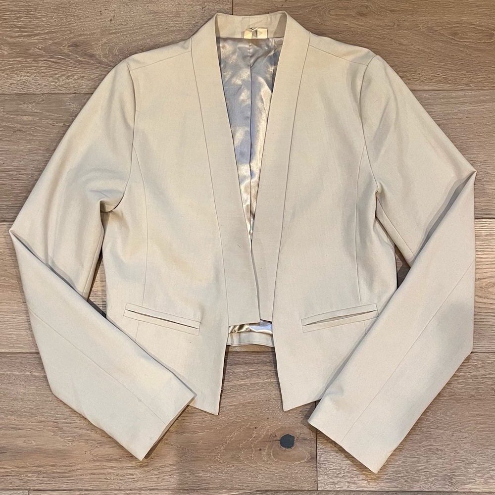 Frenchi cream blazer